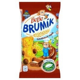 Opavia BeBe Brumík s čokoládovou náplní 30g
