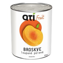 Ati Delicates Broskve půlené 850ml plech