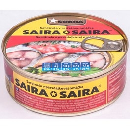 Saira Sardinela v tomatě 240g