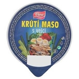 Viva Krůtí maso s vejci 120g