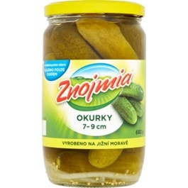 Znojmia Okurky 7-9cm 680g