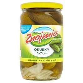 Znojmia Okurky 5-7cm 660g