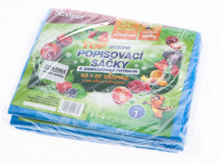 Sáčky k zamrazování potravin 0,017mm 20x30cm 50ks