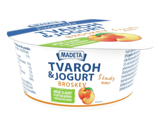 Tvaroh s jogurtem broskev chlaz. 135g