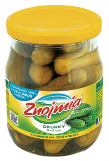 Znojmia Okurky 5-7cm 520g