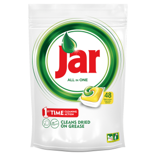 Jar All in One Lemon kapsle do myčky nádobí 48 kusů